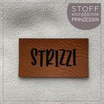 Kunstlederlabel "Strizzi" 